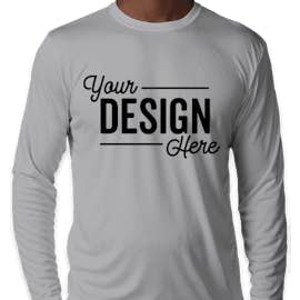 Sport-Tek Competitor Long Sleeve Performance Shirt - Color: Silver