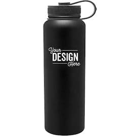 40 oz. h2go Venture Copper Vacuum Insulated Water Bottle - Color: Black
