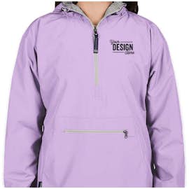 Charles River Women's Classic Hooded Anorak - Color: Lilac