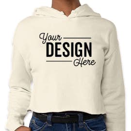 Independent Trading Women's Cropped Hoodie - Color: Bone