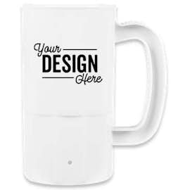 14 oz. Plastic Beverage Mug - Color: White