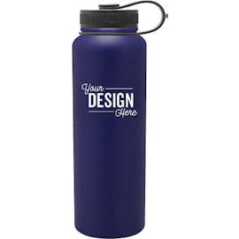 40 oz. h2go Venture Copper Vacuum Insulated Water Bottle - Color: Navy