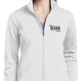 Sport-Tek Women's Sport-Wick Tech Fleece Full Zip Jacket - Color: White