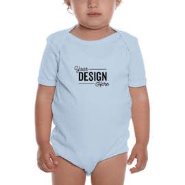 Royal Apparel USA-Made Organic Baby Bodysuit - Color: Heaven