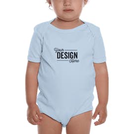 Royal Apparel USA-Made Organic Baby Bodysuit - Color: Heaven