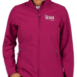 Port Authority Women's Core Fleece Lined Soft Shell Jacket - Color: Very Berry