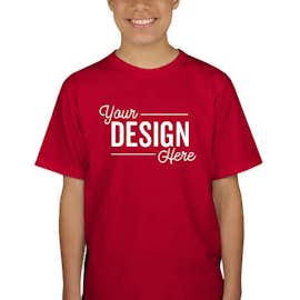 Canada - Gildan Youth Ultra Cotton T-shirt - Color: Cherry Red