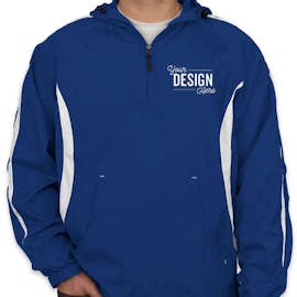 Sport-Tek Colorblock Anorak - Color: True Royal / White