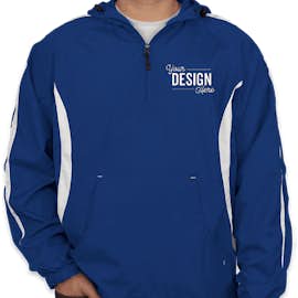 Sport-Tek Colorblock Anorak - Color: True Royal / White