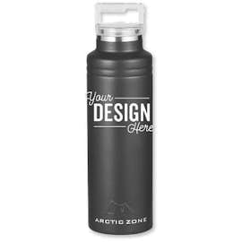 20 oz. Arctic Zone Copper Vacuum Insulated Water Bottle - Color: Black