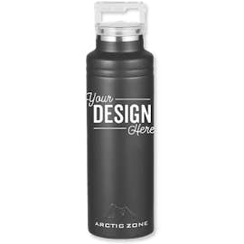 20 oz. Arctic Zone Copper Vacuum Insulated Water Bottle - Color: Black