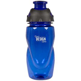 17 oz. Gobi Flip-Top Sports Bottle - Color: Transparent Blue