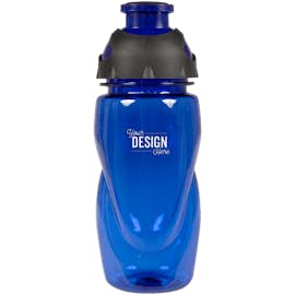 17 oz. Gobi Flip-Top Sports Bottle - Color: Transparent Blue
