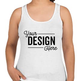 Canada - Anvil Women's Tri-Blend Racerback Tank - Color: White
