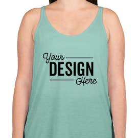 Bella + Canvas Women's Flowy Tank - Color: Dusty Blue