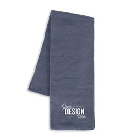 Sportsman Solid Knit Scarf - Color: Heather Navy