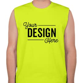 Canada - Gildan Ultra Cotton Muscle Tank - Color: Safety Green