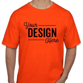 Bayside USA Union-Made 100% Cotton T-shirt - Color: Orange