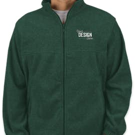 Harriton Full Zip Fleece Jacket - Color: Hunter