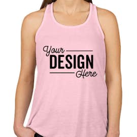 Canada - Bella + Canvas Women's Flowy Racerback Tank - Color: Soft Pink