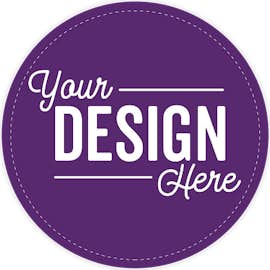 Full Color 4 in. Circle Magnet - Color: Team Purple