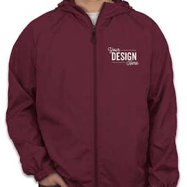 Sport-Tek Full Zip Hooded Jacket - Color: Maroon