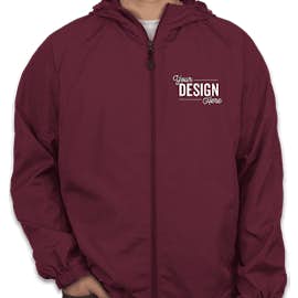 Sport-Tek Full Zip Hooded Jacket - Color: Maroon