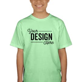 Canada - Gildan Youth Ultra Cotton T-shirt - Color: Mint Green