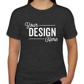 Canada - Bella + Canvas Women's Jersey T-shirt - Color: Dark Grey Heather