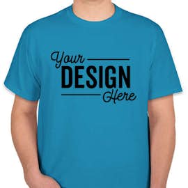Canada - Fruit of the Loom 100% Cotton T-shirt - Color: Pacific Blue