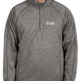 OGIO Endurance Reflective Heather Performance Quarter Zip Pullover - Color: Diesel Grey