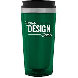 16 oz. Steel City Insulated Travel Mug - Color: Green