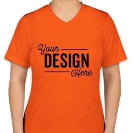 Canada - Team 365 Women's Zone V-Neck Performance Shirt - Color: Sport Orange