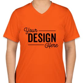 Canada - Team 365 Women's Zone V-Neck Performance Shirt - Color: Sport Orange