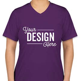 Canada - Team 365 Women's Zone V-Neck Performance Shirt - Color: Sport Purple