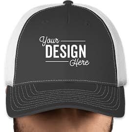 Canada - Richardson Five-Panel Snapback Trucker Hat - Color: Charcoal / White