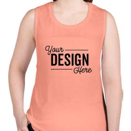 Bella + Canvas Women's Flowy Muscle Tank - Color: Sunset