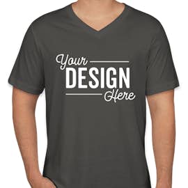 Canada - Bella + Canvas Jersey V-Neck T-shirt - Color: Asphalt
