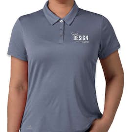 Adidas Women's Heather Performance Polo - Color: Collegiate Navy Heather