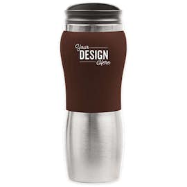 14 oz. Maui Two-Tone Stainless Steel Tumbler - Color: Brown