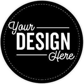 Full Color 3 in. Circle Vinyl Decal - Color: Black