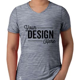 Adidas Women's Tech Heathered Performance Shirt - Color: Navy Melange