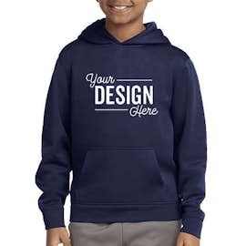 Sport-Tek Youth Performance Pullover Hoodie - Color: Navy