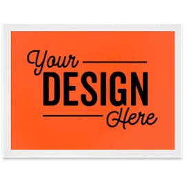 Full Color 24" x 18" Sign - Color: Orange