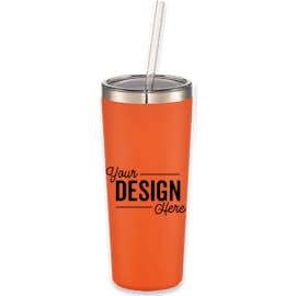 22 oz. Thor Copper Vacuum Insulated Tumbler - Color: Orange
