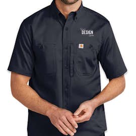 Carhartt Rugged Professional Short Sleeve Shirt - Color: Navy
