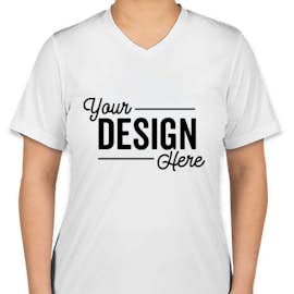 Canada - Team 365 Women's Zone V-Neck Performance Shirt - Color: White
