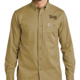 Carhartt Rugged Professional Long Sleeve Shirt - Color: Dark Khaki