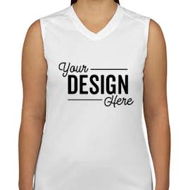 Badger B-Dry Women's Sleeveless Performance Shirt - Color: White