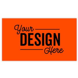Full Color Business Card Magnet - .019" - Color: Orange